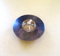 Oil lamp won a commended certificate for Paul Hunt